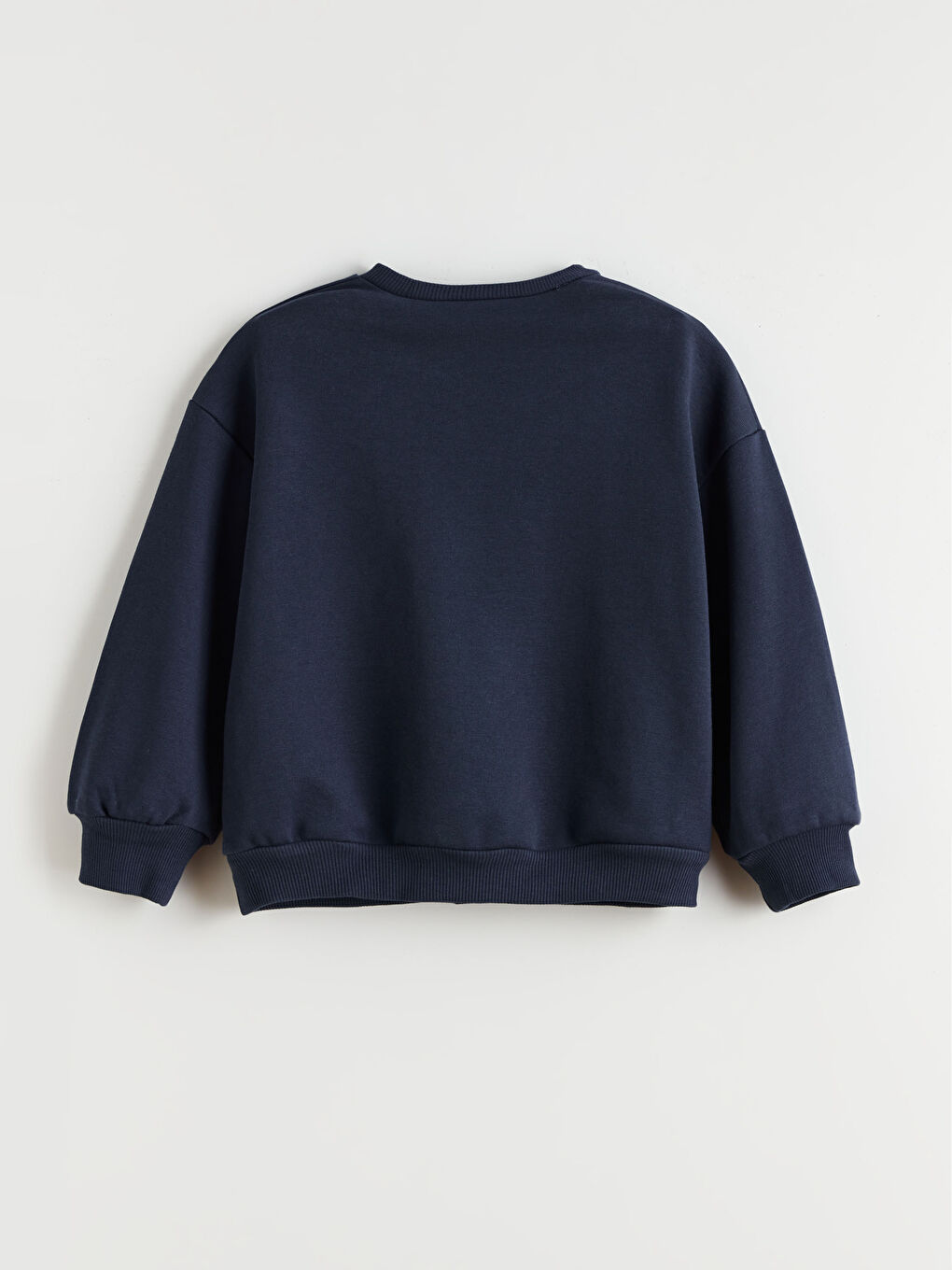 Crew Neck Stitch Printed Girls' Sweatshirt-1