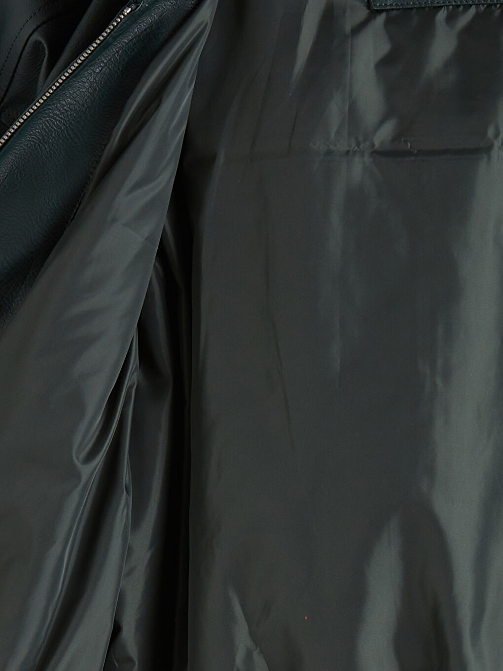 Yeşil Rahat Kalıp Stranger Things Baskılı Erkek Deri Görünümlü Ceket-7