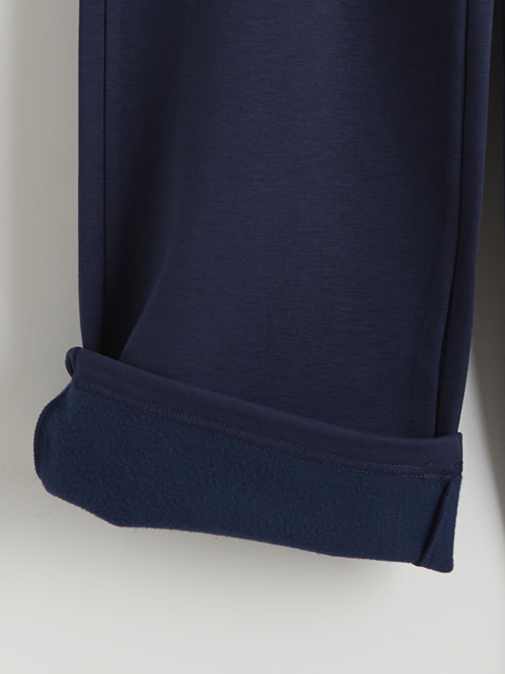 Lacivert Beli Lastikli Soft Touch Kadın Eşofman Altı-6