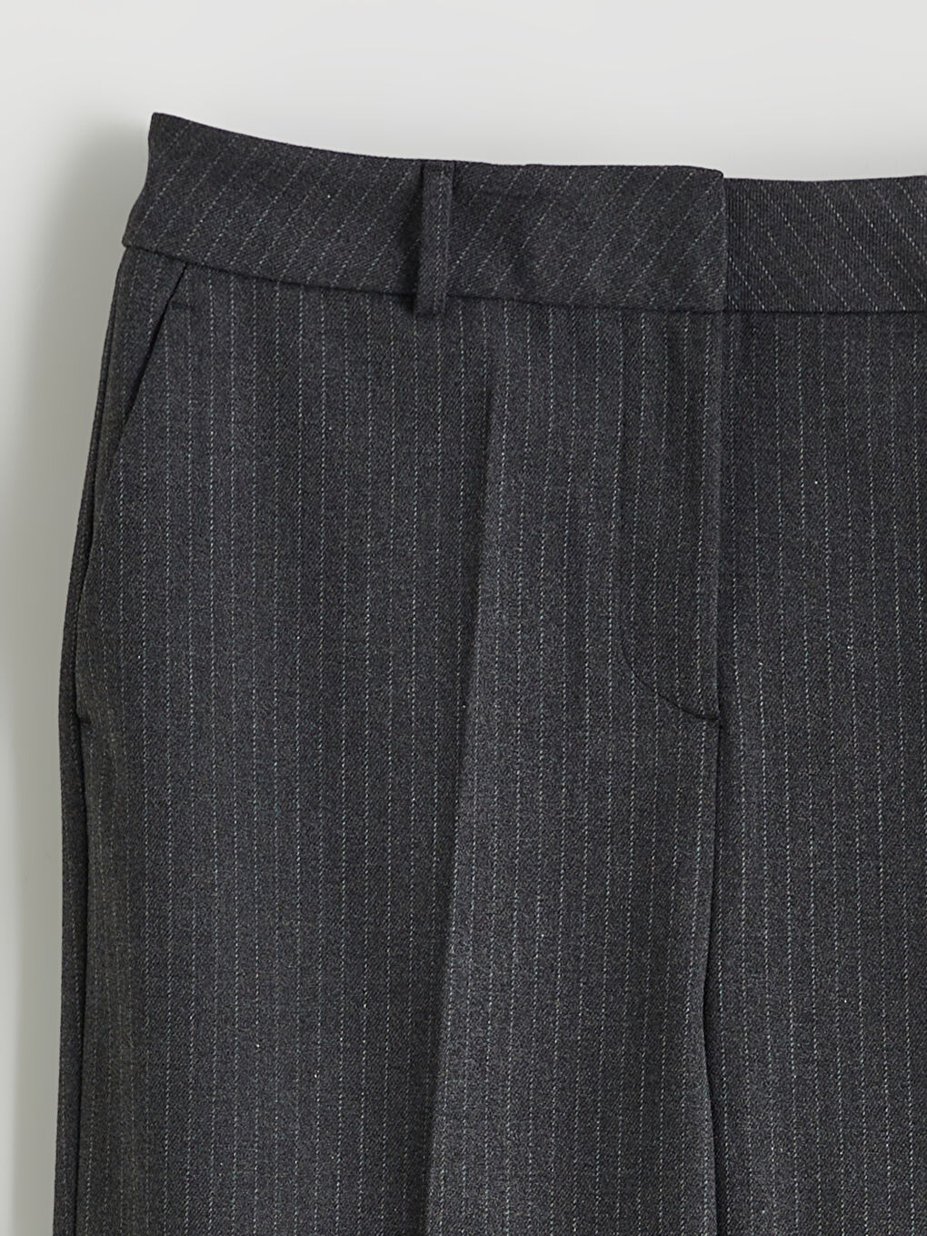 Striped Wide Leg Women's Trousers-5