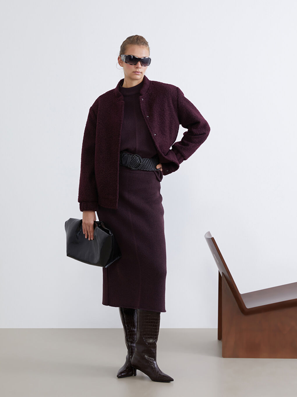 معطف أرجواني امرأة-1