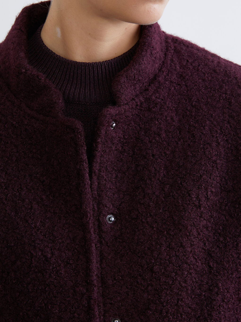 معطف أرجواني امرأة-2