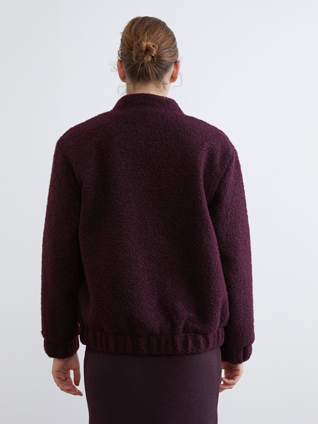 معطف أرجواني امرأة-3