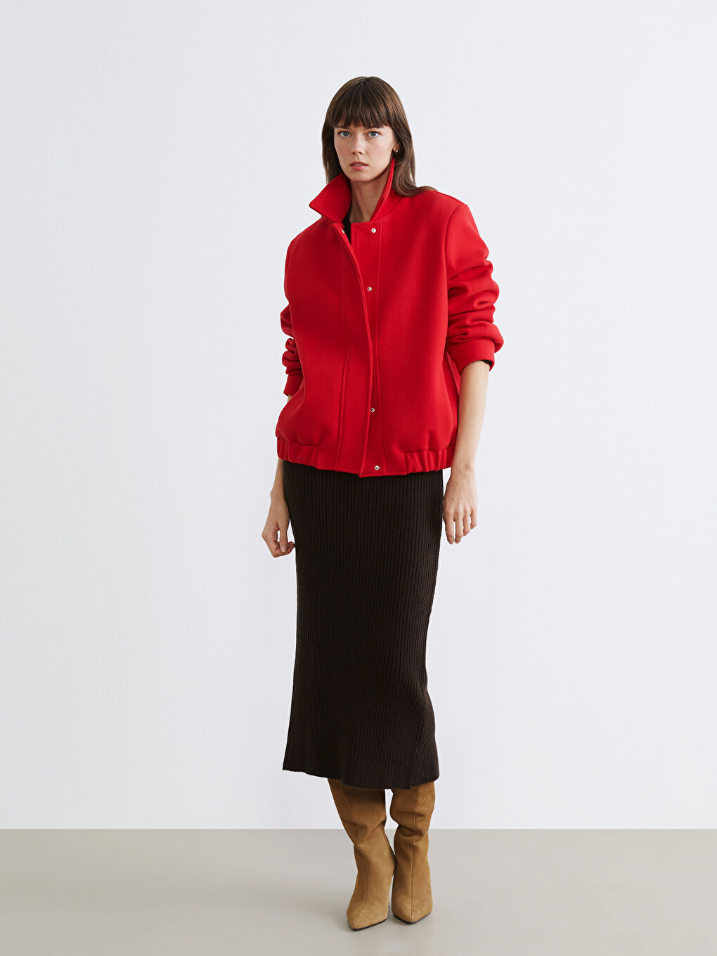 Әйелдер қызыл Пиджак-1