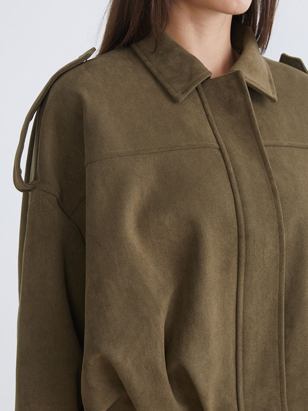 Žena TAMNO ZELENA Jakna-2