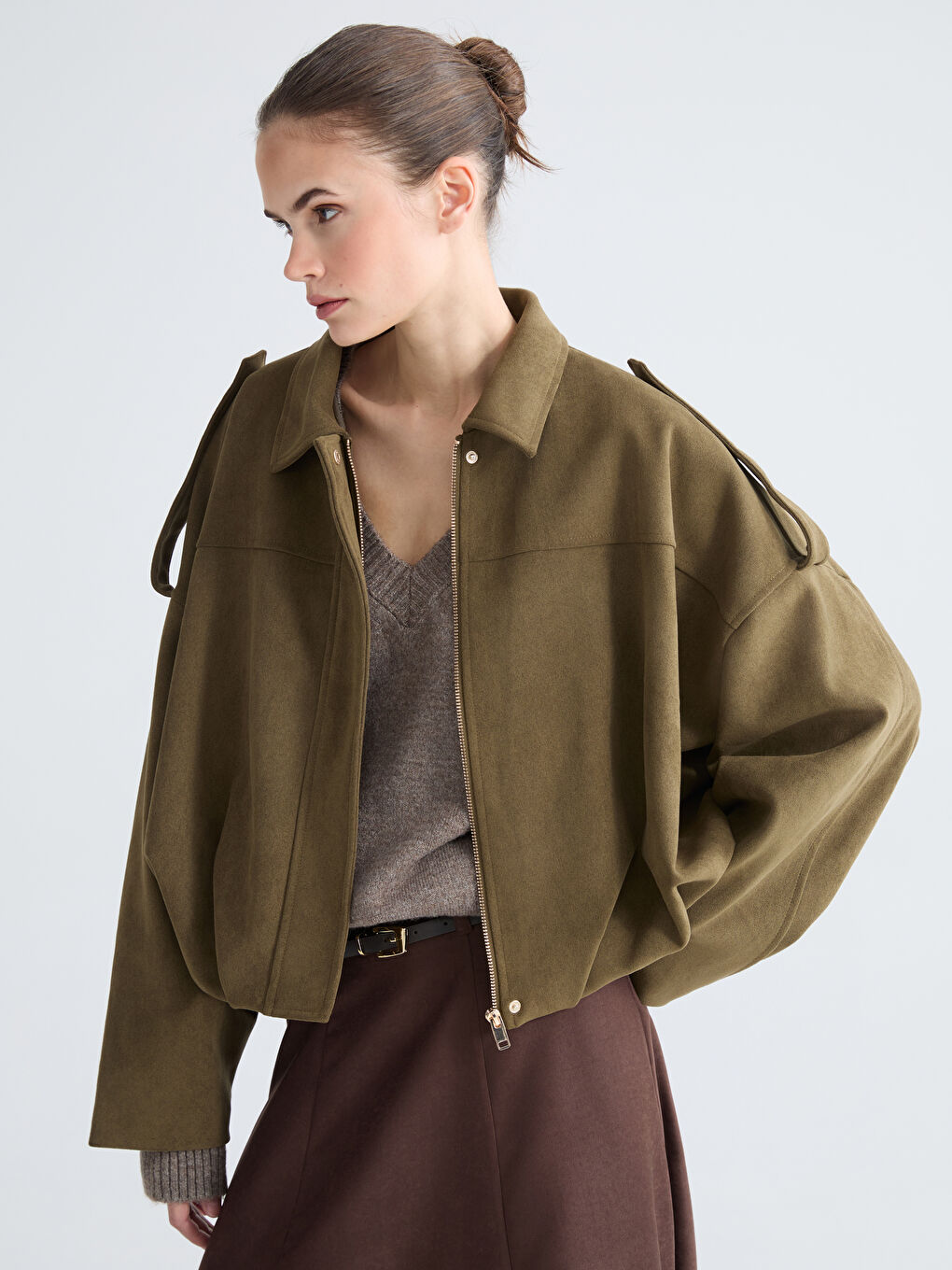 Әйелдер ХАКИ Пиджак-1
