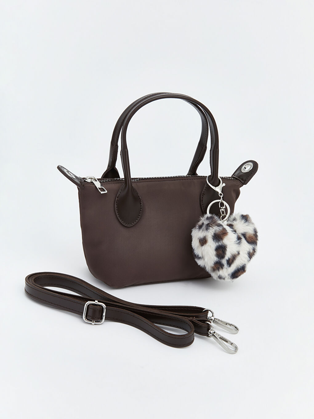 Kahverengi Omuz Askılı Kadın Çanta-1