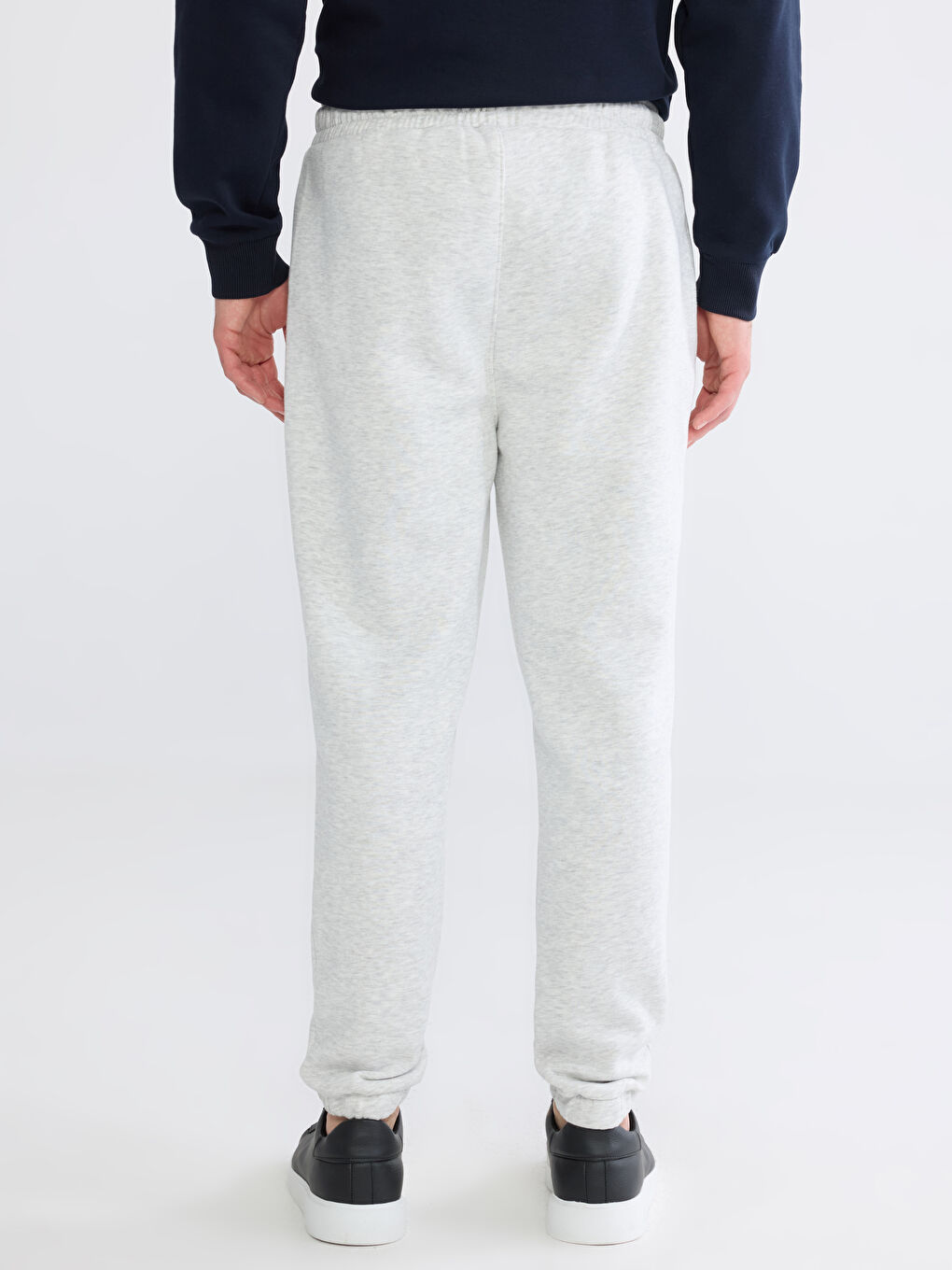 بنطلون رياضي رجالي مطبوع بخصر مطاطي-3