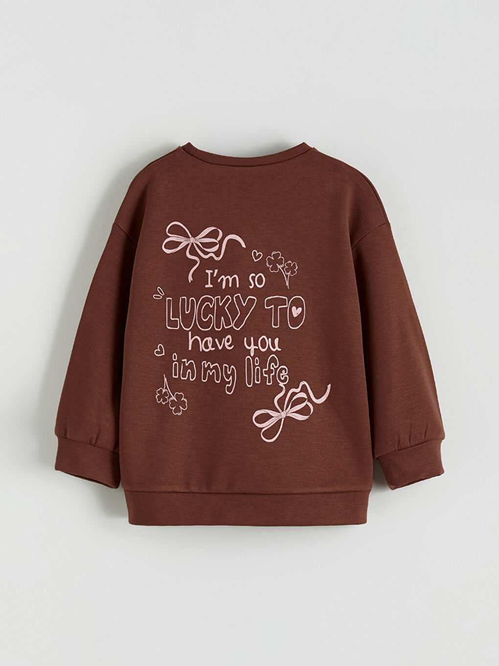 Girl BROWN Sweatshirt-3