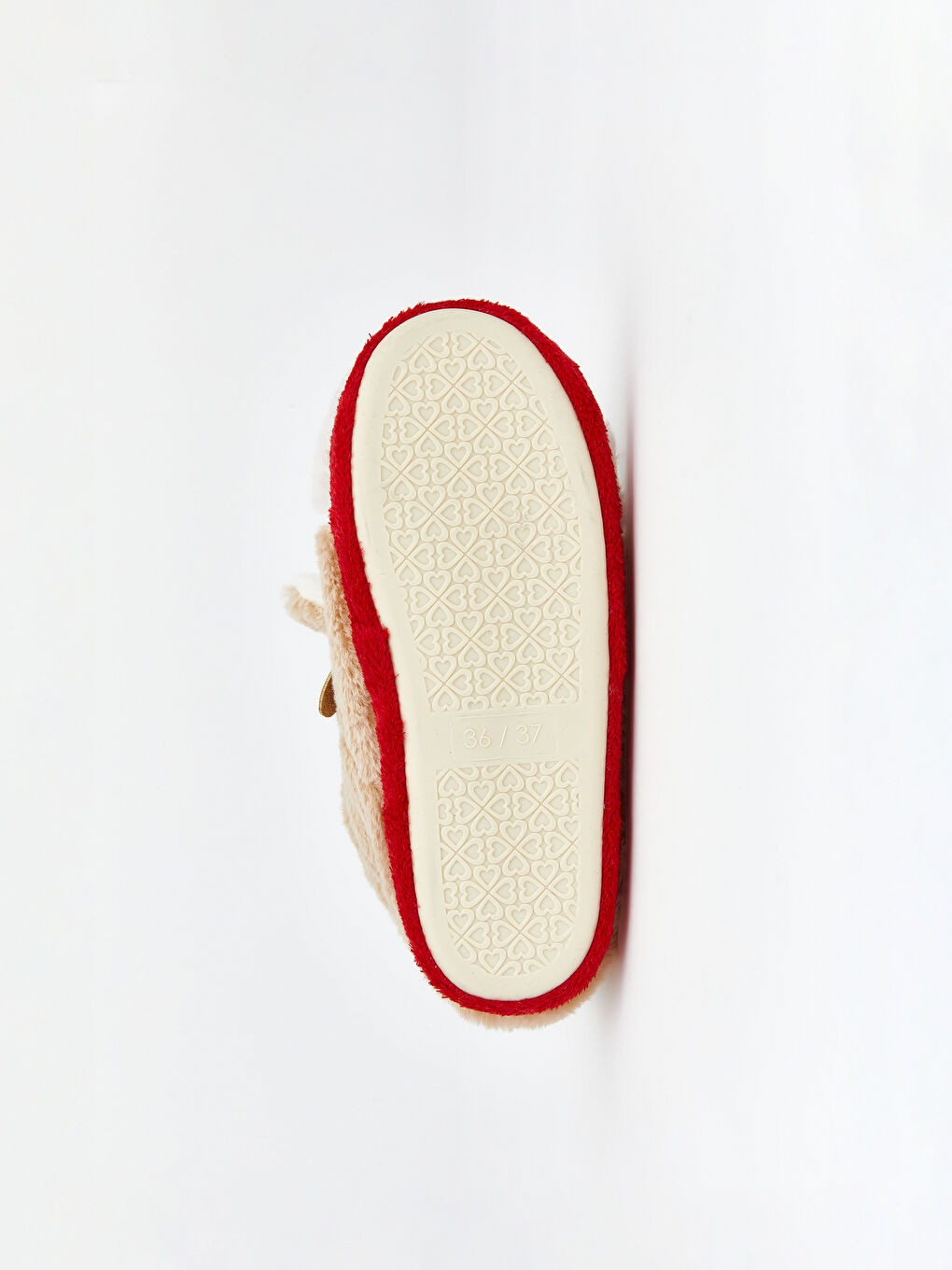 Bej Geyik Figürlü Kadın Pelüş Ev Botu-3