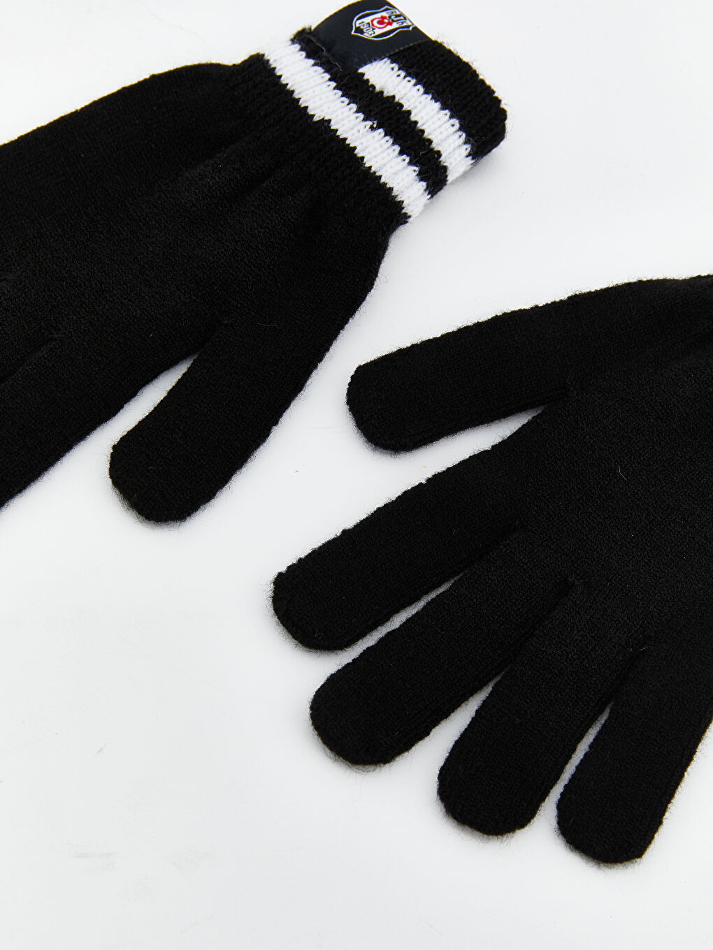 Siyah Beşiktaş Baskılı Erkek Çocuk Eldiven-2