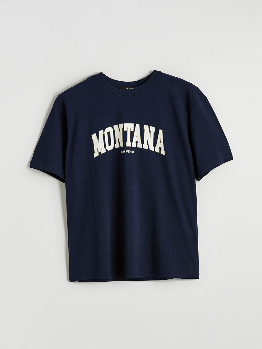 Crew Neck Printed Oversize Women's T-Shirt