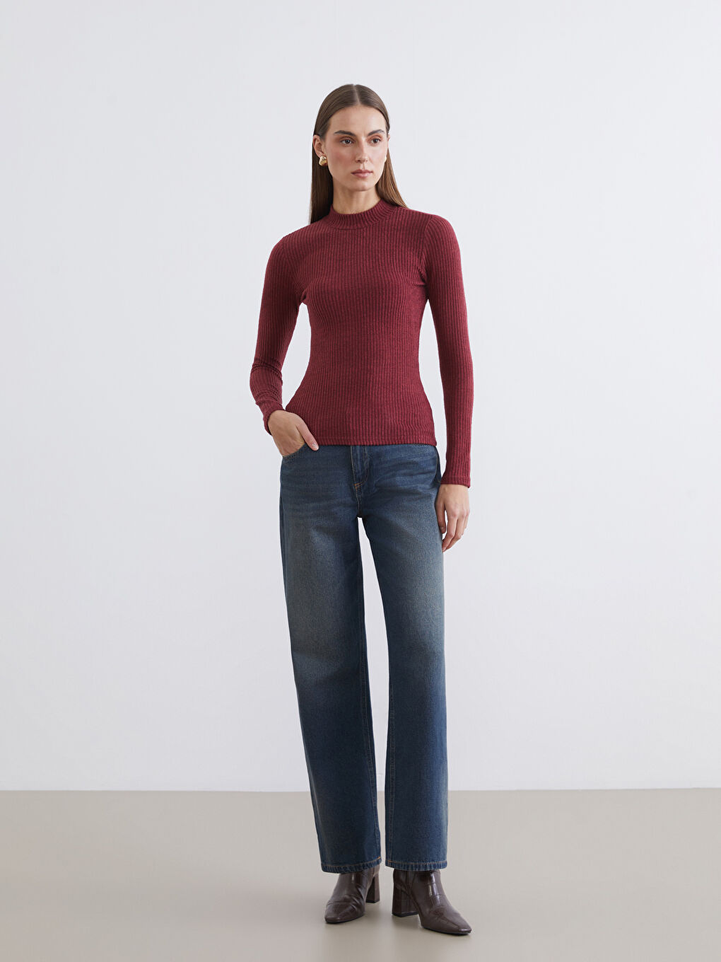 CRVENA Bodi majica Žena-1