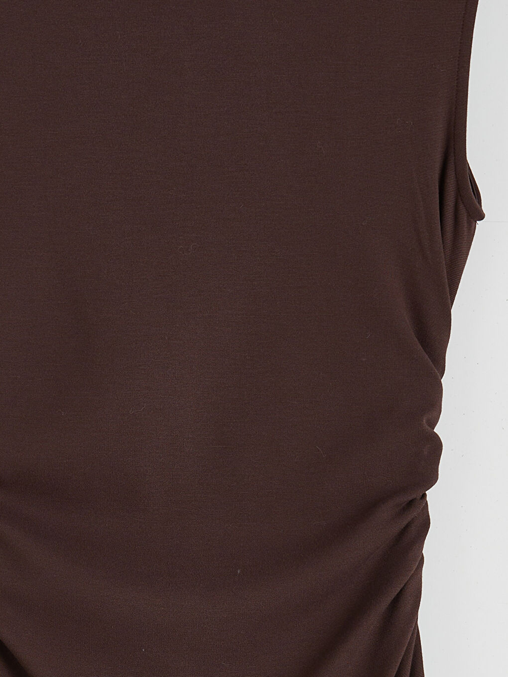 Crew Neck Ruched Dress-5