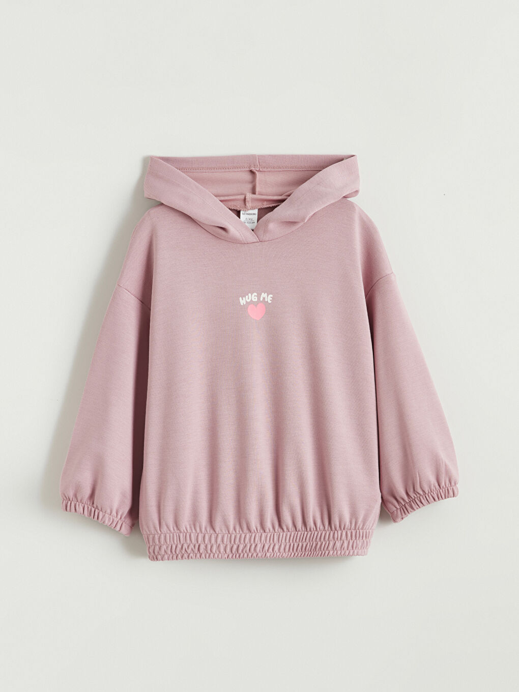 Қыздарға арналған принтті капюшонды свитшот