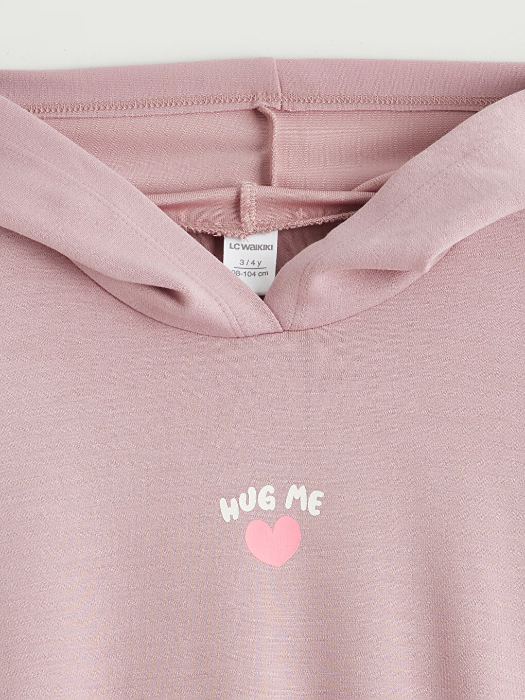 Қыздарға арналған принтті капюшонды свитшот-1