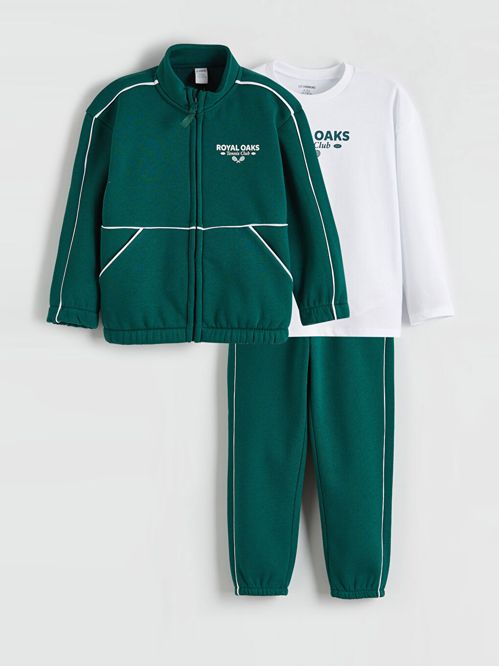 Petrol Baskılı Erkek Çocuk Takım 3'lü-2