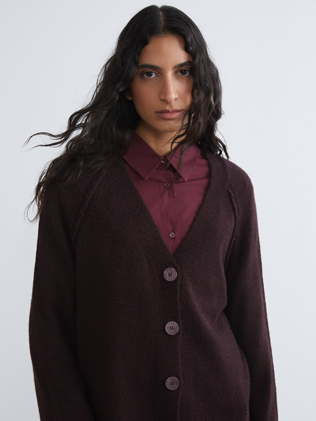 Woman BORDEAUX Cardigan