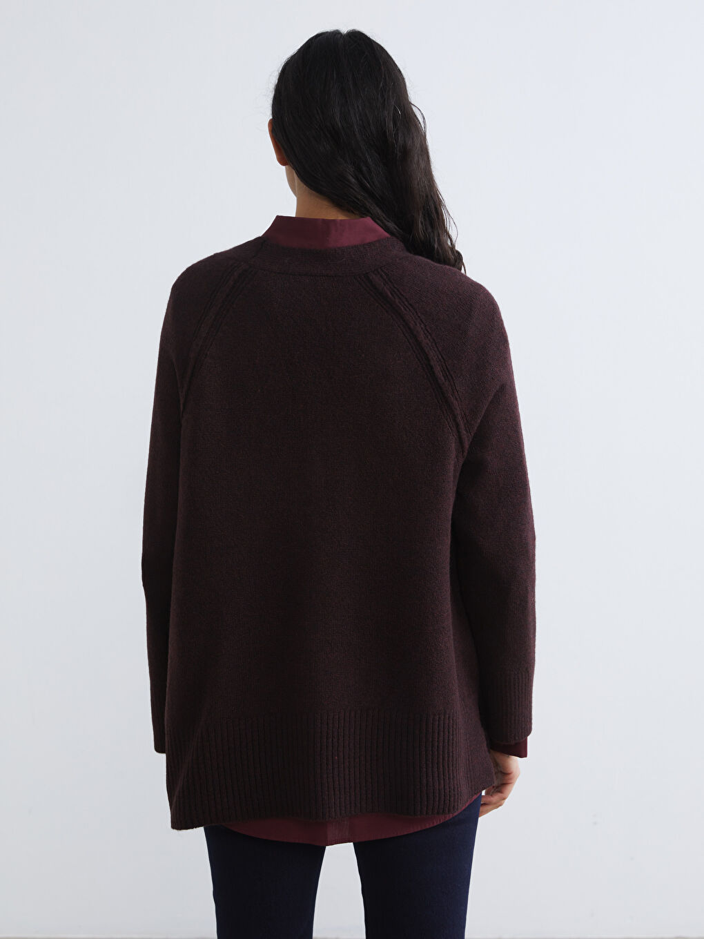 Woman BORDEAUX Cardigan-3