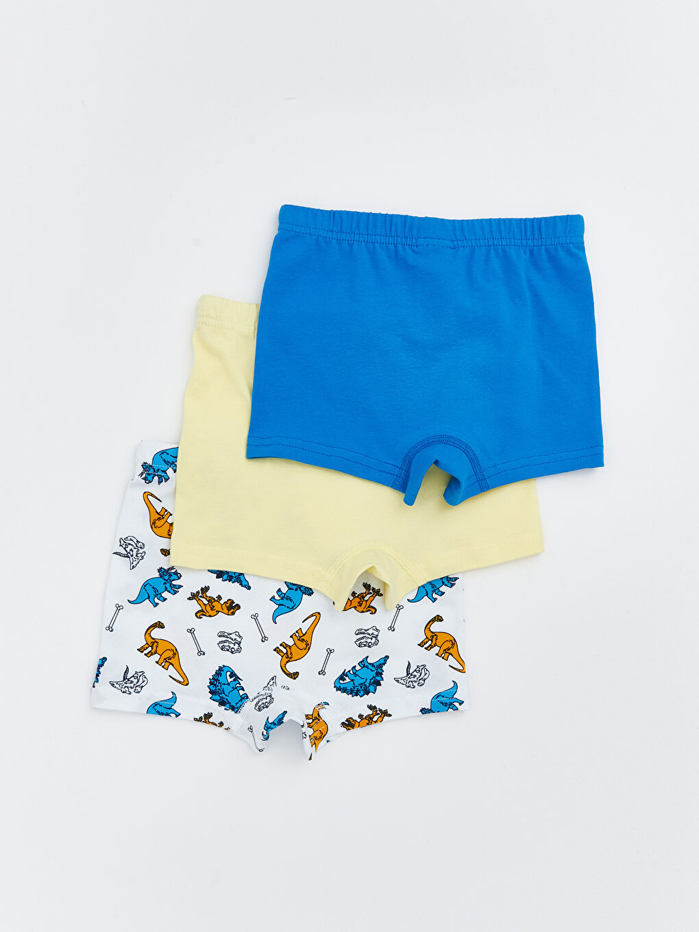 Beyaz Erkek Çocuk Boxer 3'lü-1