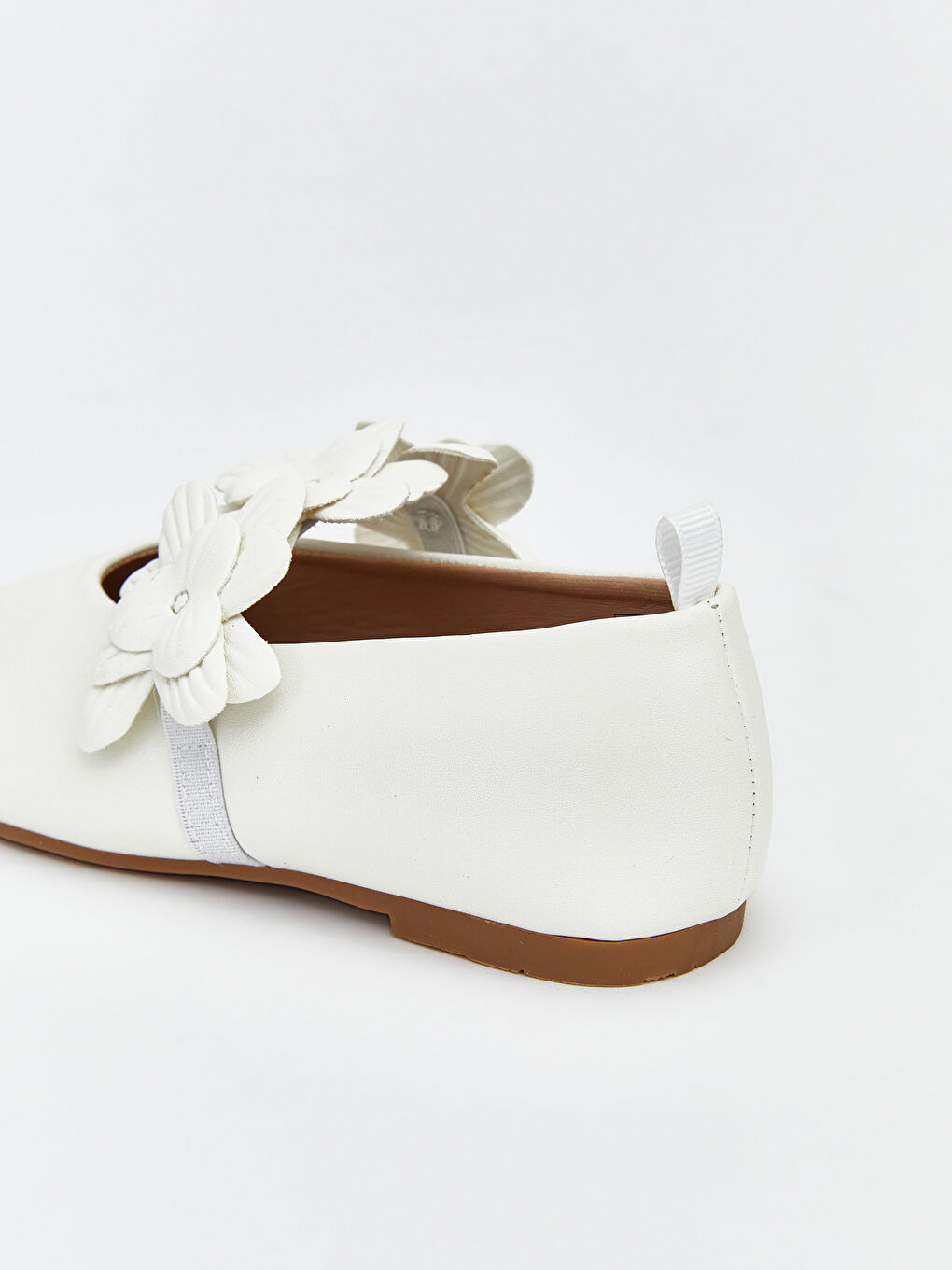 Faux Leather Baby Girls' Ballet Flats-4