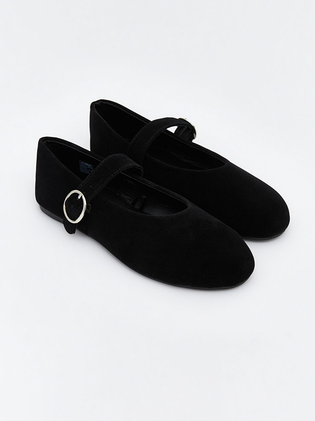 Suede Look Girls' Ballet Flat