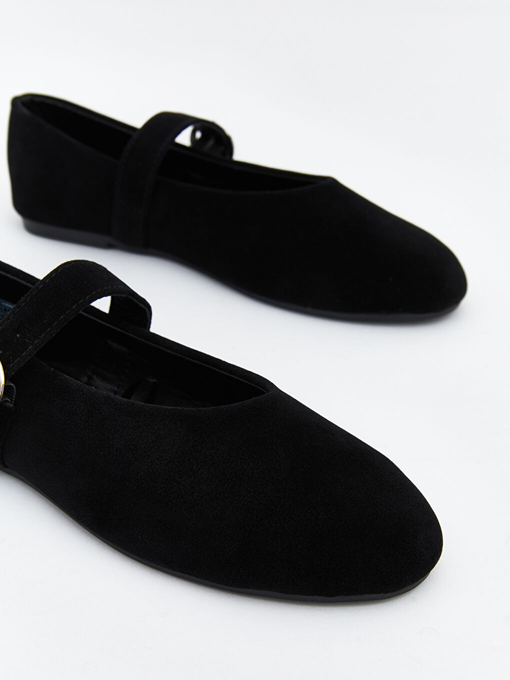 Suede Look Girls' Ballet Flat-2