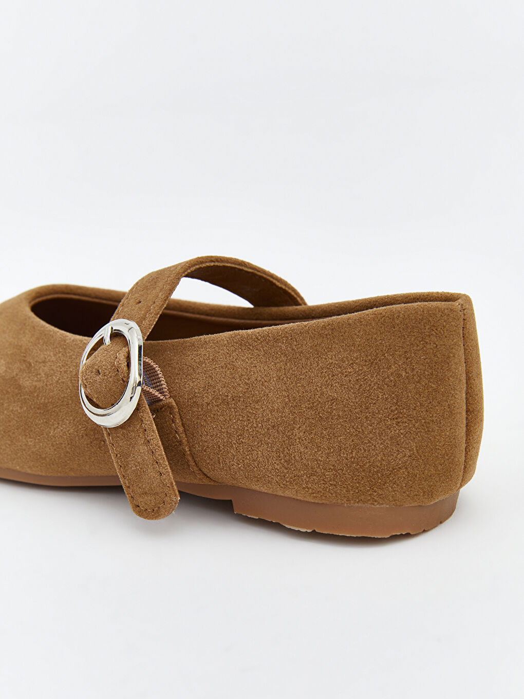 Suede Look Baby Girls' Ballet Flat-4