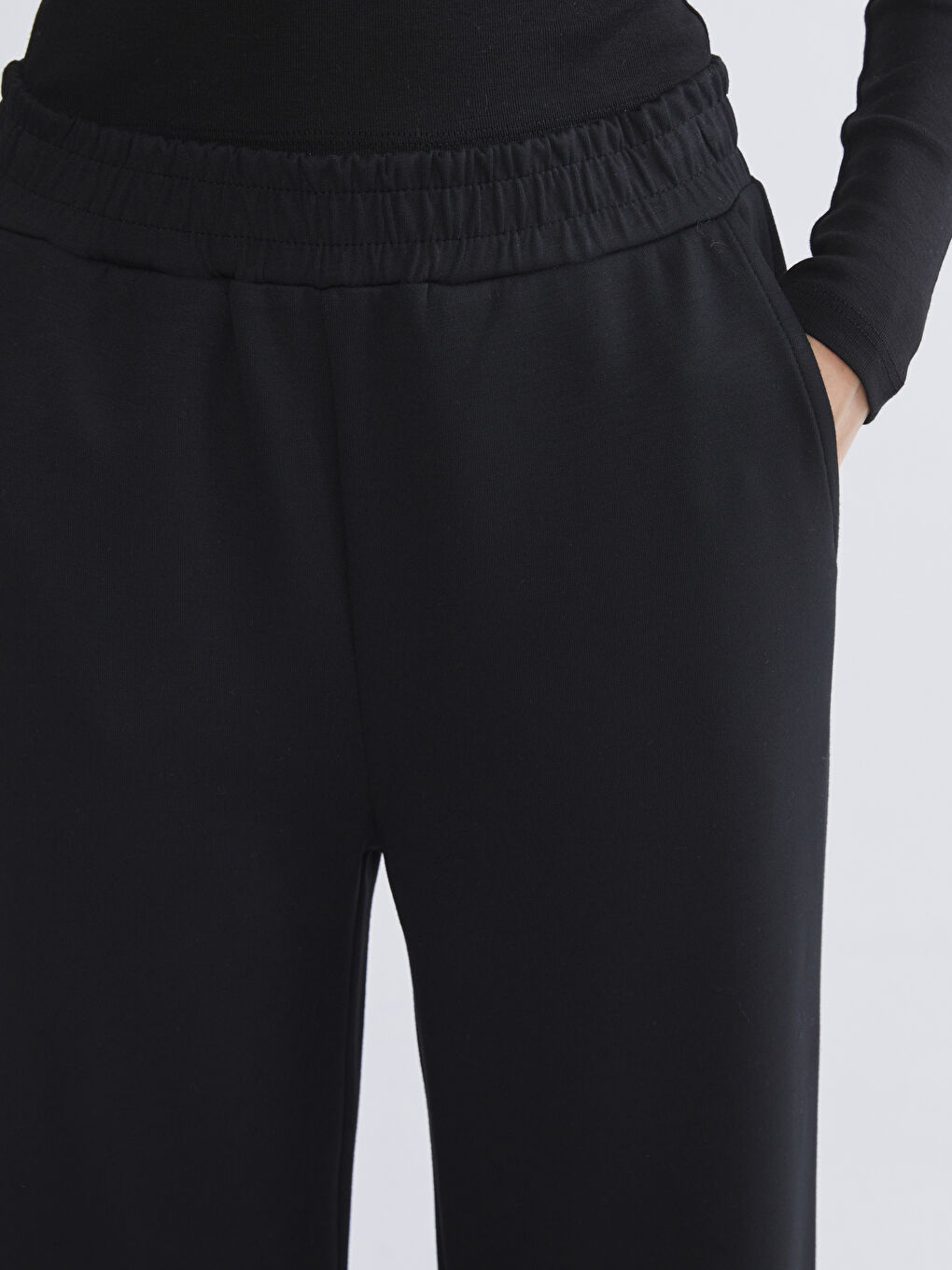 Elasticated Waist Women's Jogger Sweatpants-2