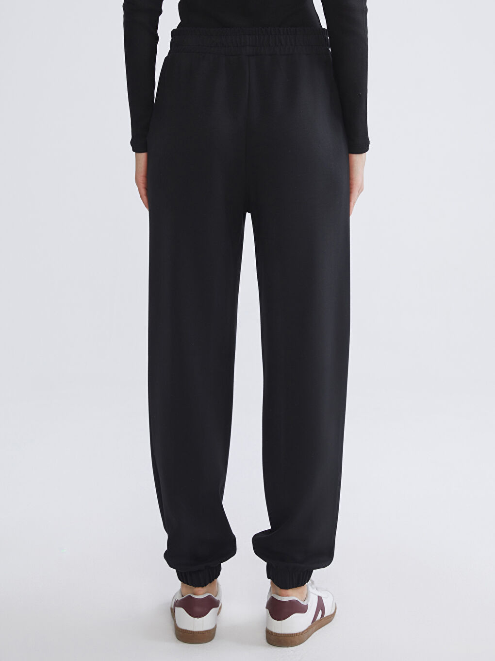Elasticated Waist Women's Jogger Sweatpants-3
