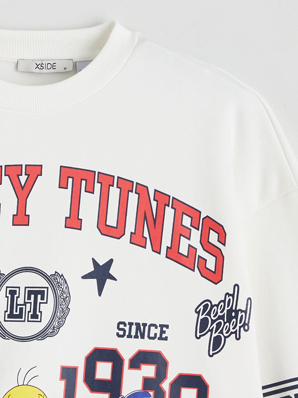 Woman ECRU Sweatshirt-5