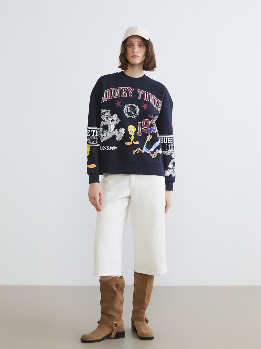 سویتشێرت شینی تۆخ ژن-1