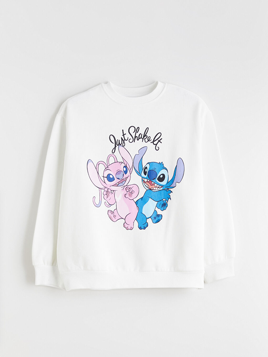 سوییتشێرتی یاخە خڕی کچان بە نەخشی Stitch و Angel-2