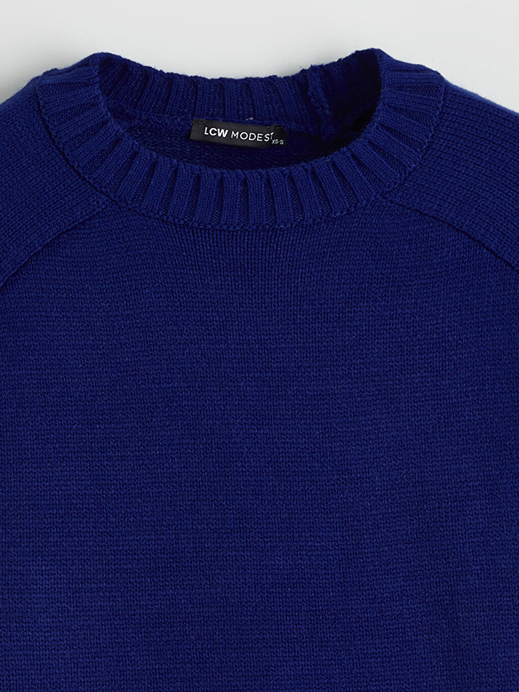 Mavi Bisiklet Yaka Oversize Kadın Triko Tunik-5