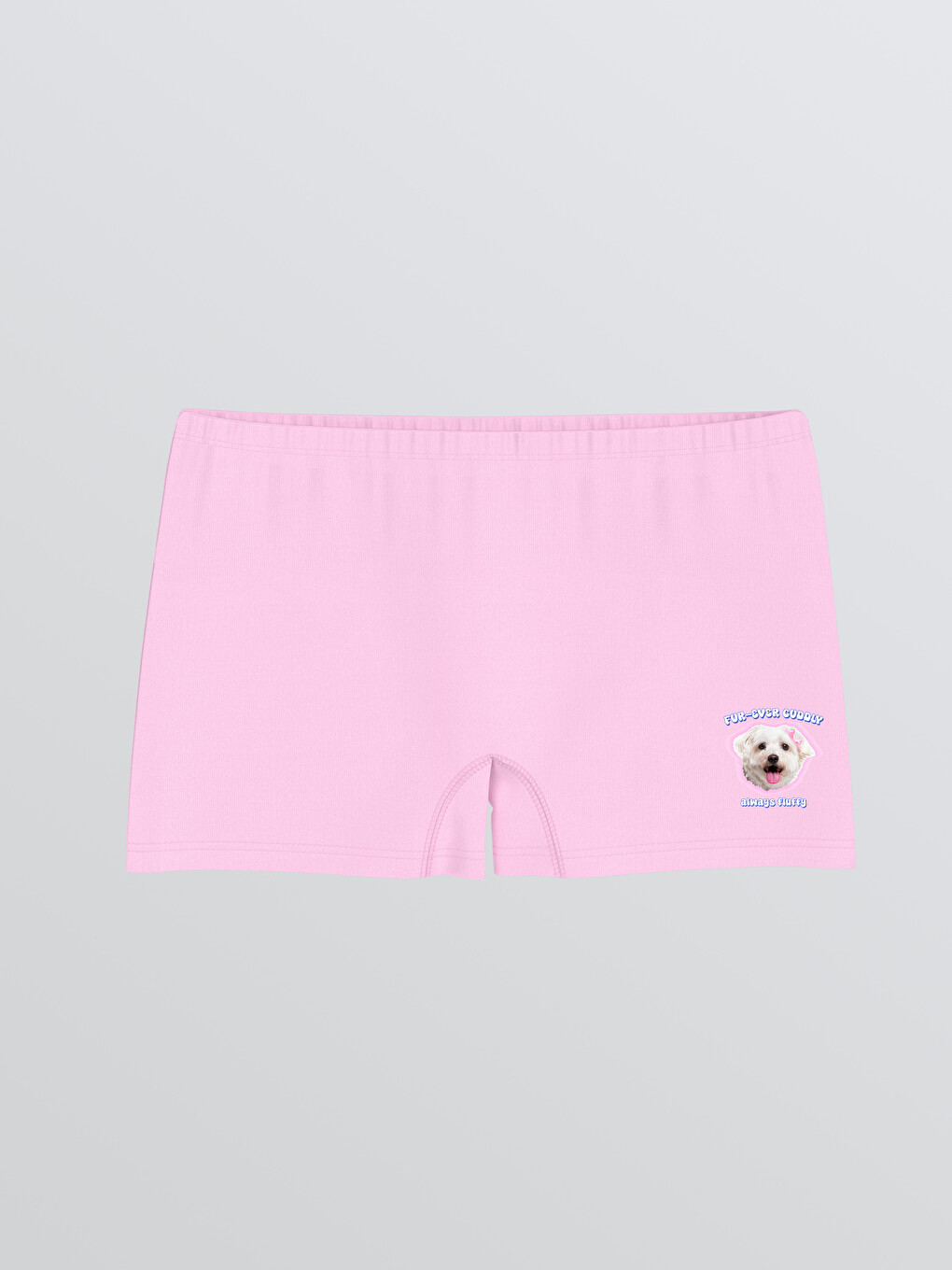 Pembe Kız Çocuk Baskılı Boxer