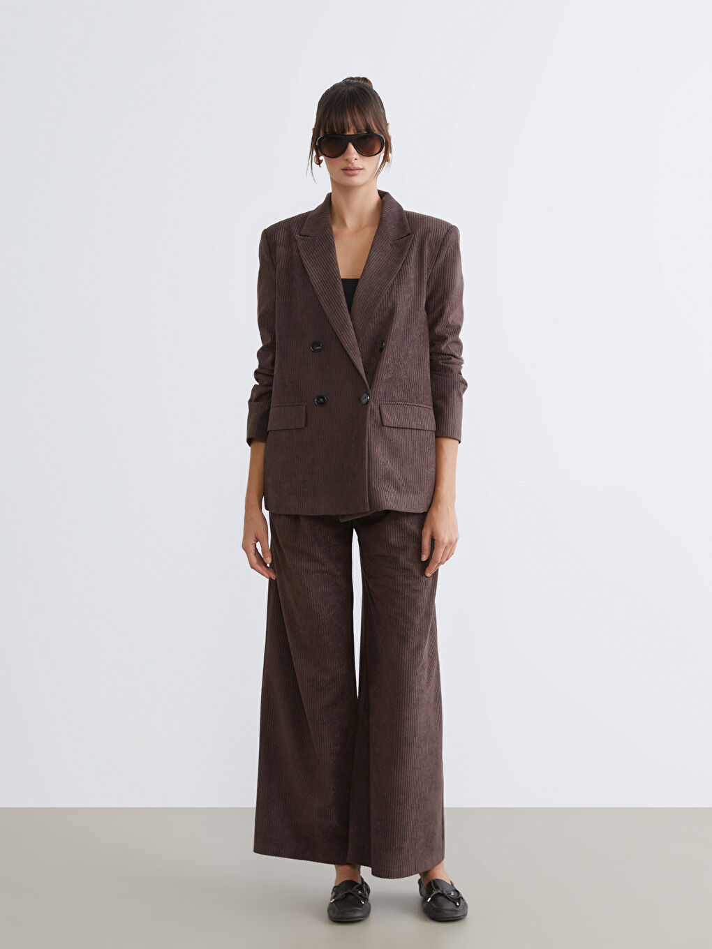 بليزر بني امرأة-1