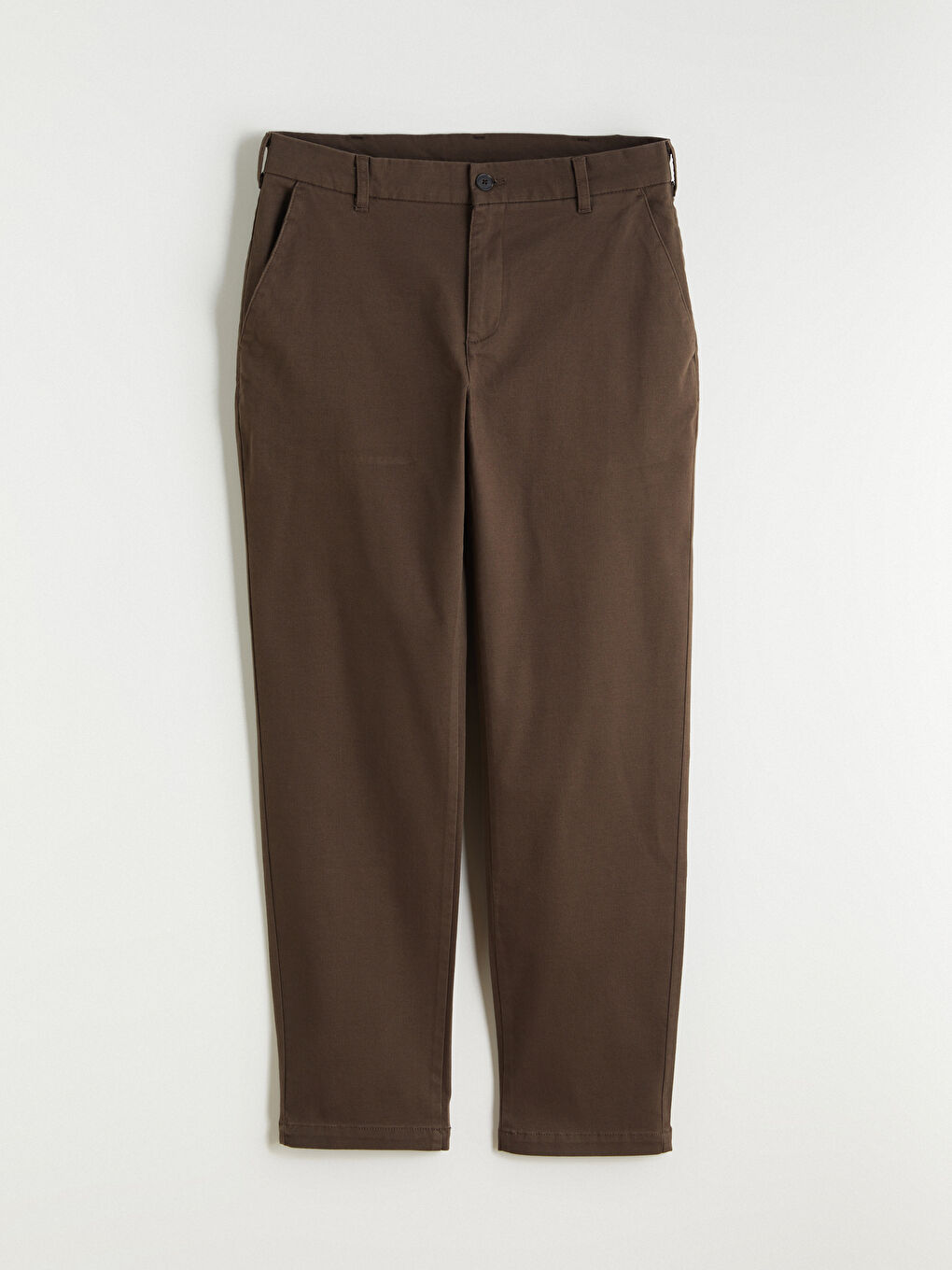 Standard Fit Dobby Fabric Men's Trousers-4