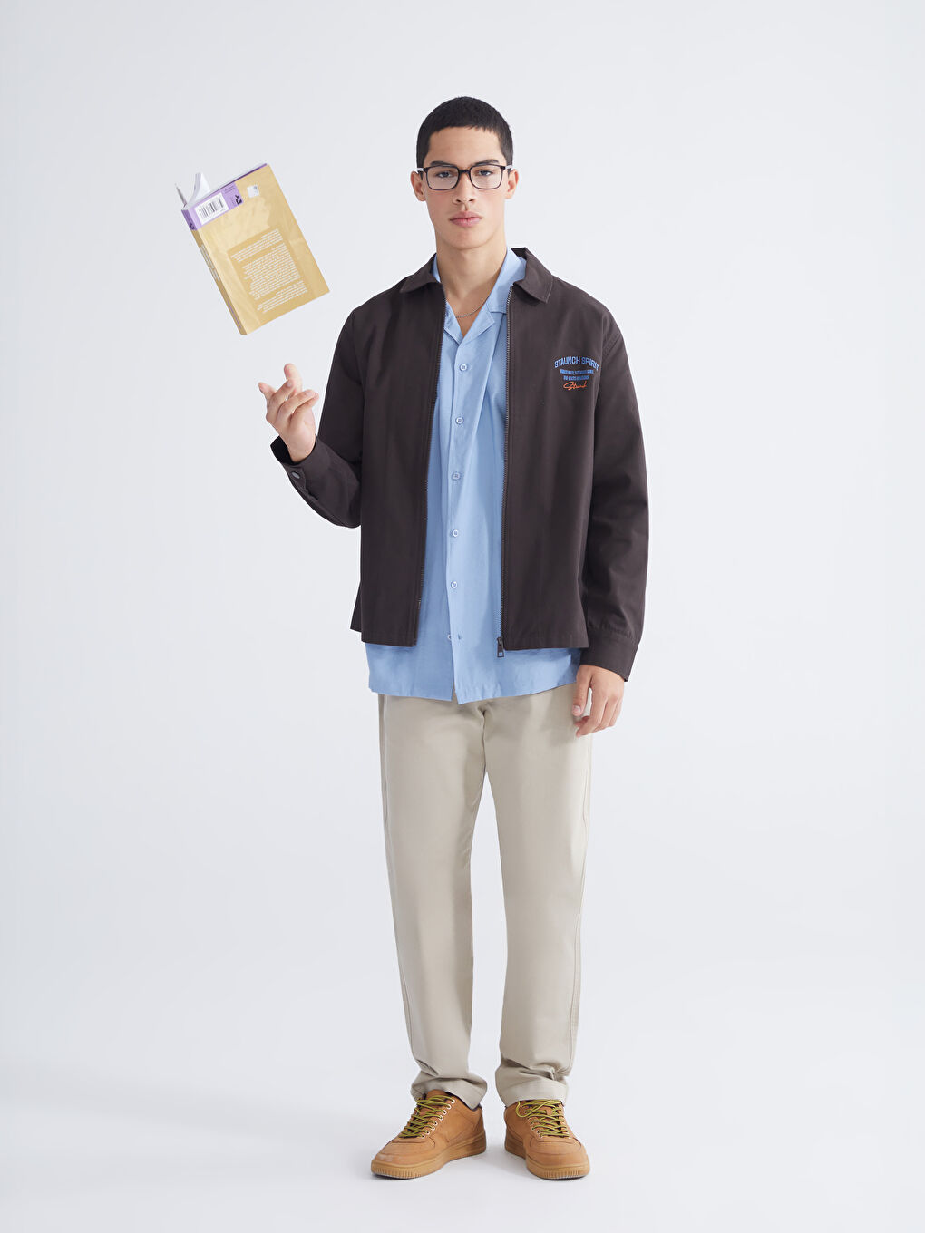 Haki Slim Fit Gabardin Erkek Pantolon