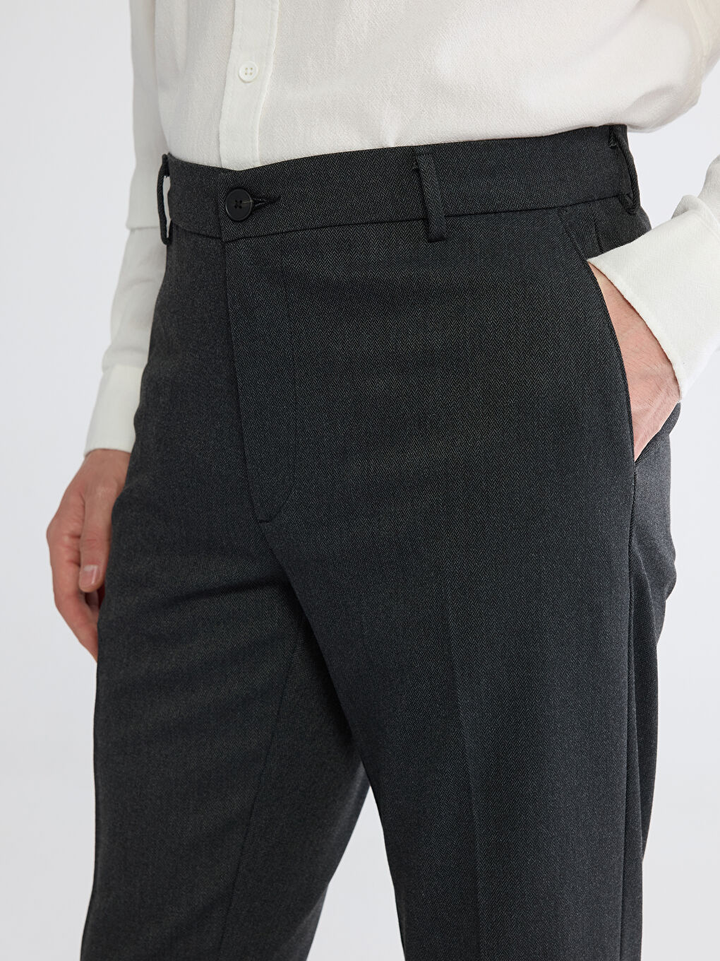 Men's Slim Fit Trousers-2