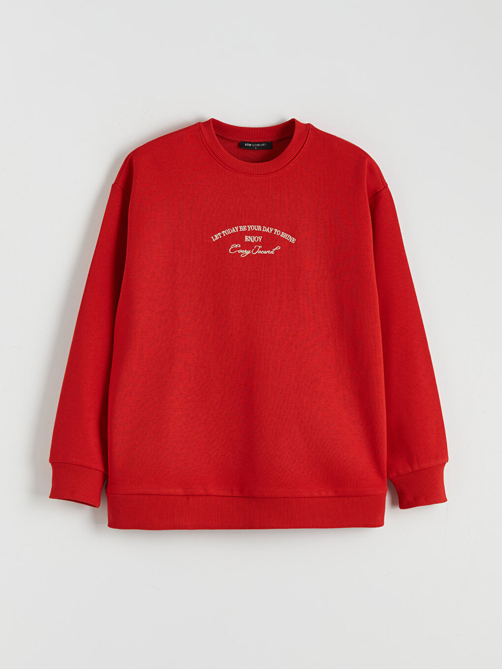 كنزة رياضية أحمر امرأة-4