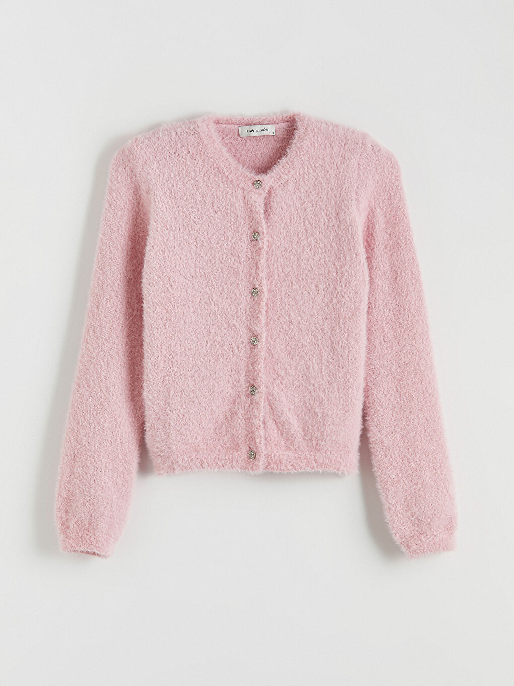 Crew Neck Women's Knitwear Cardigan-4