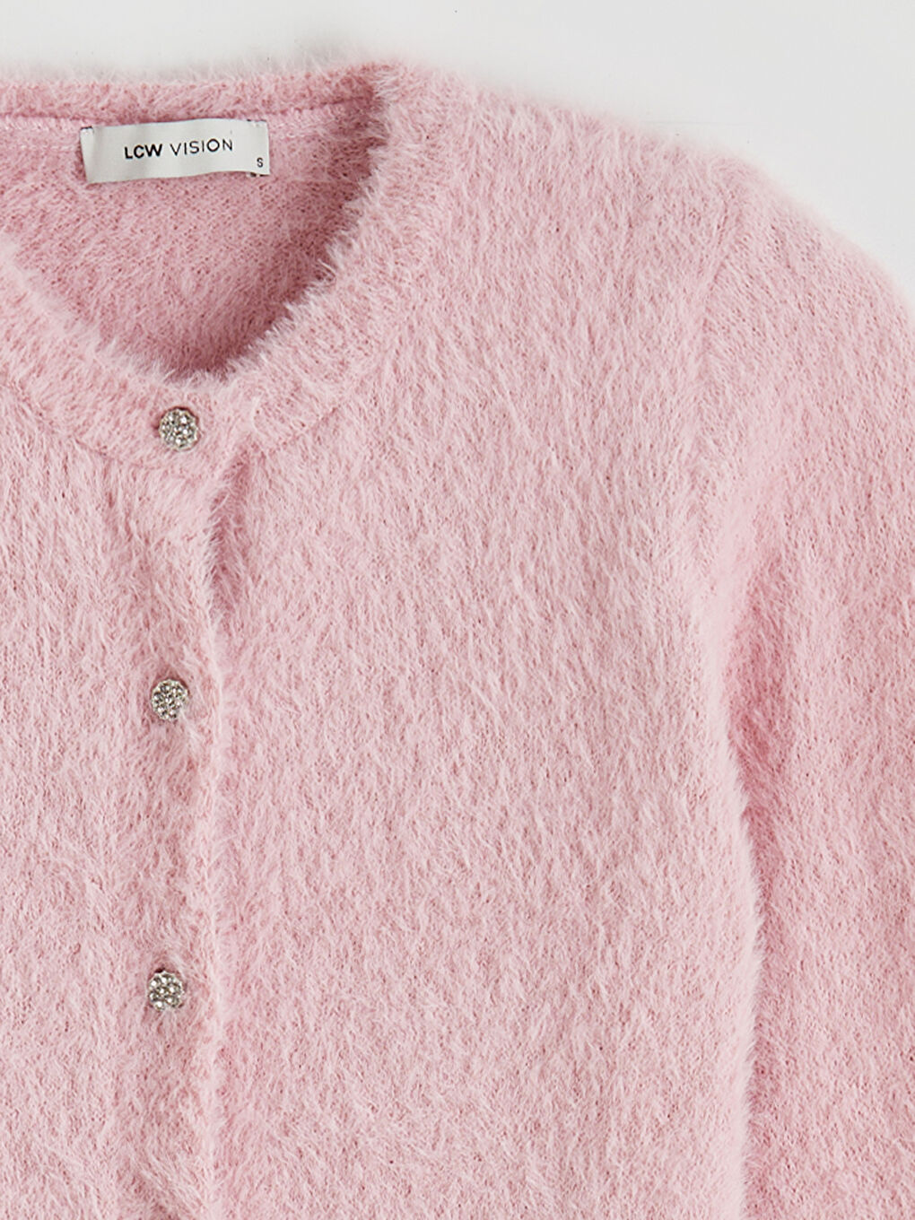 Crew Neck Women's Knitwear Cardigan-5