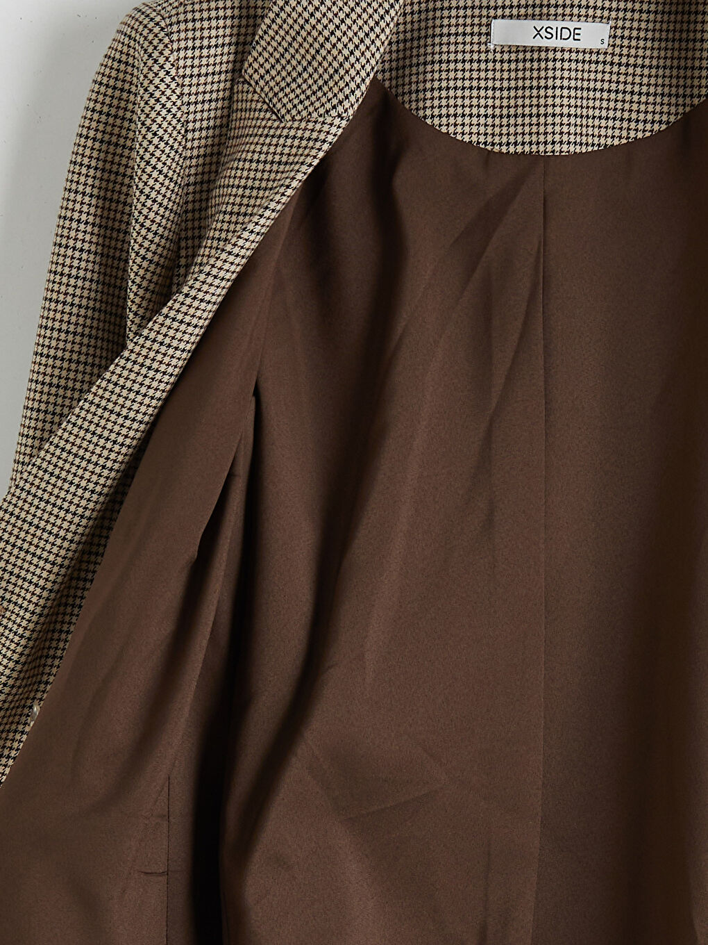 Woman BROWN Blazer Jacket-6