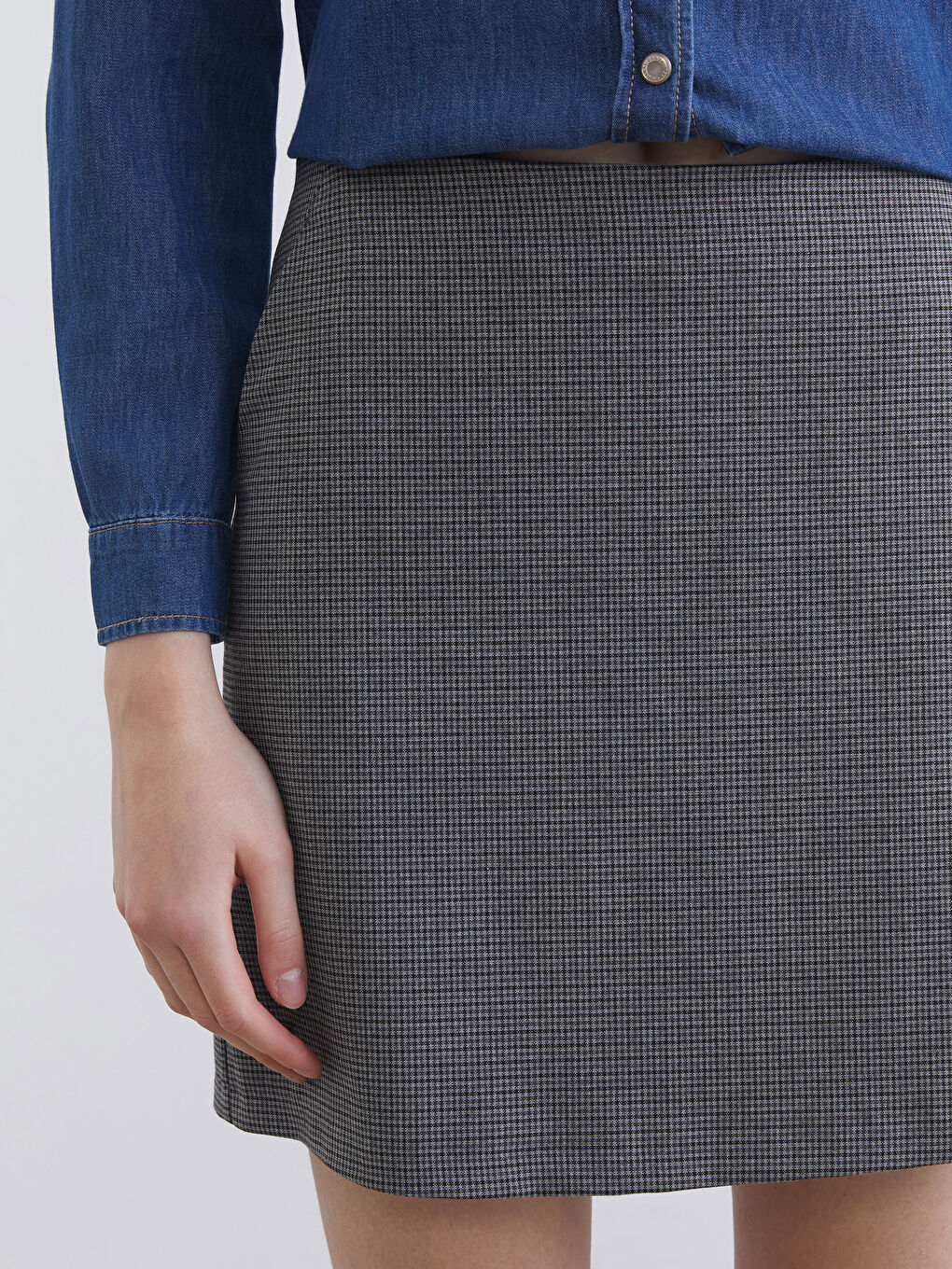 شورت خارجي رمادي امرأة-2