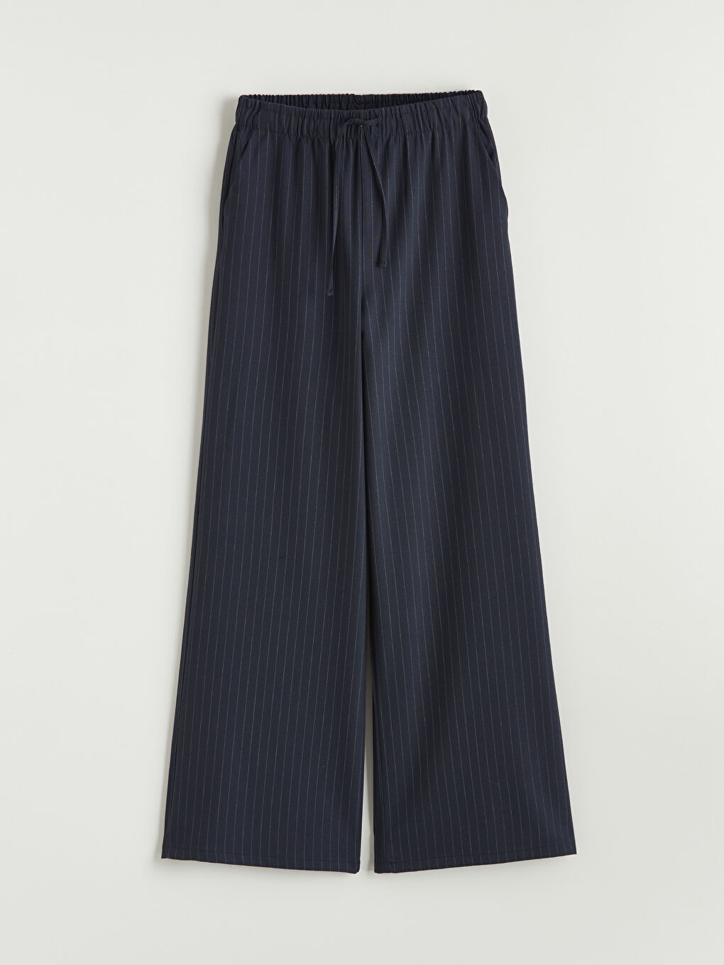 Elastic Waist Striped Women's Trousers-4