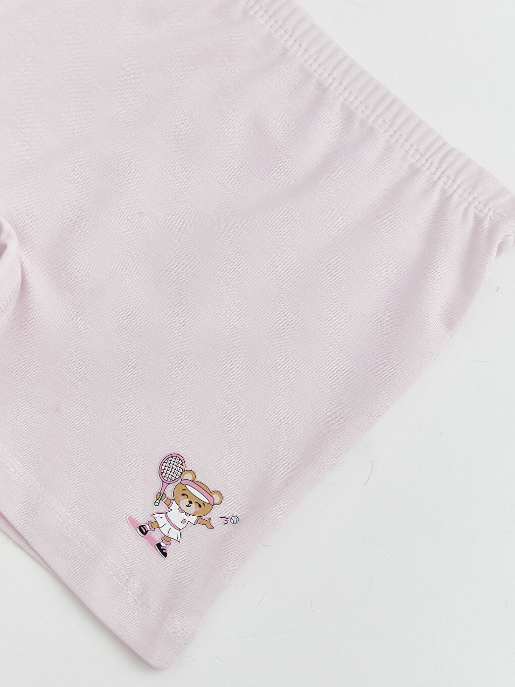 Elastic Waist Printed Girls' Boxer-2