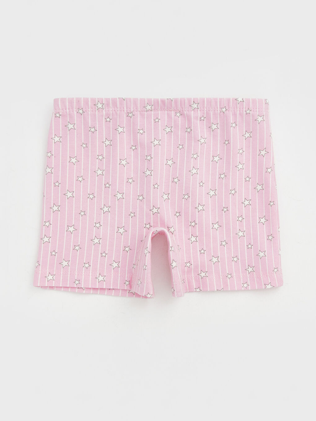 Elastic Waist Printed Girls' Boxer