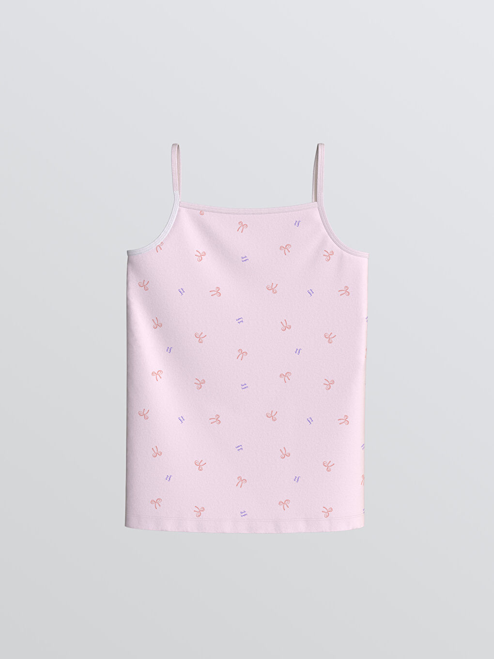 Heart Patterned Girls' Vest 2 Pack-3