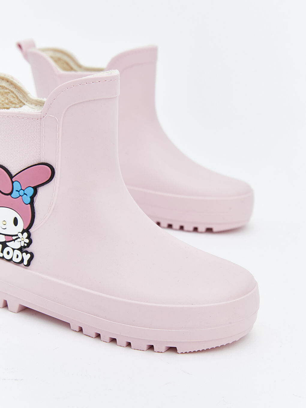 Pembe Kuromi Baskılı Kız Bebek Yağmur Botu-2