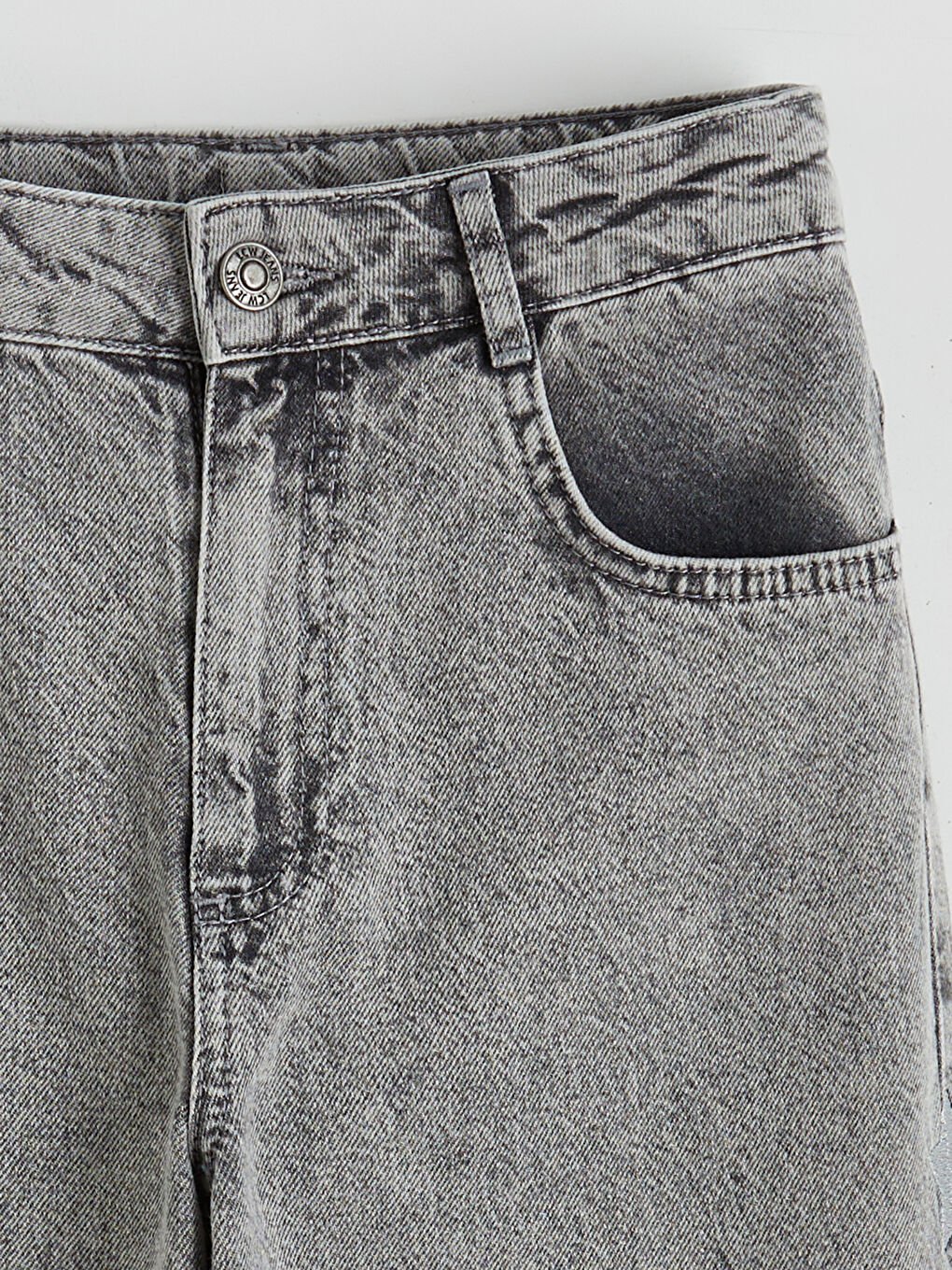 Karışık Wideleg Kız Çocuk Jean Pantolon-1